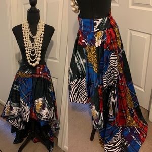 High Low Bubble Skirt